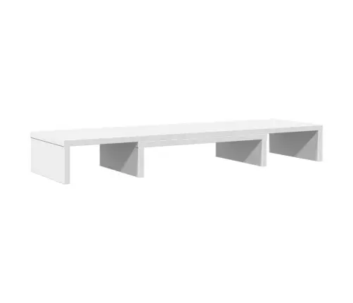 Monitora Paliktnis, Regulējams, Balts, 80X24X10,5 Cm Vidaxl