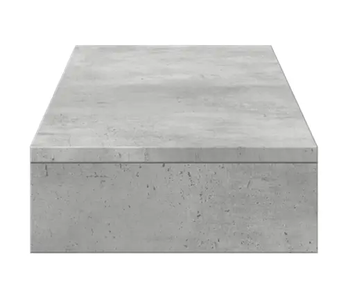 Monitora Paliktnis, Pelēks, 100X27X10 Cm, Inženierijas Koks Vidaxl