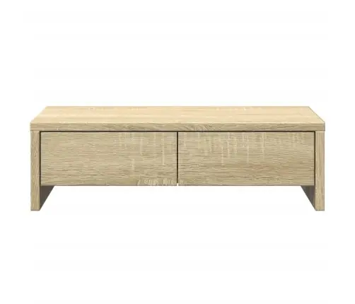 Sahtlitega Monitorialus, Sonoma Tamm, 50X27X15 cm Tehispuit