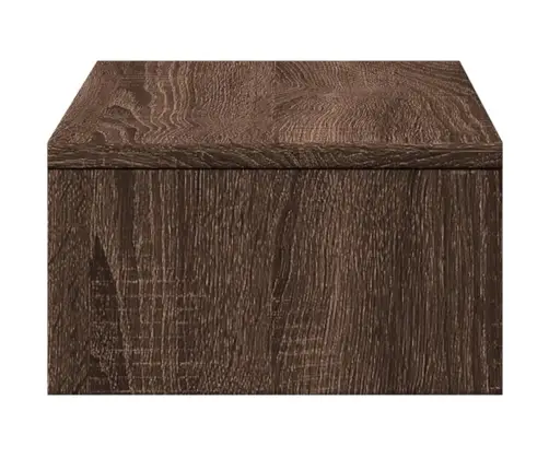 Sahtlitega Monitorialus, Pruun Tamm, 50 X 27 X 15 cm Tehispuit