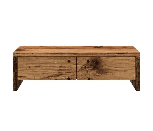 Monitoriaus Stovas Su Stalčiais, Medienos, 50X27X15cm Mediena