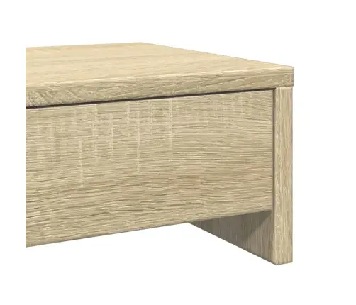 Monitora Statīvs Ar Atvilktnēm, Ozola Krāsa, 100X27X15 Cm Vidaxl