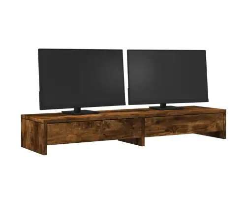 Sahtlitega Monitorialus Suitsutatud Tamm 100X27X15 Cm Tehispuit