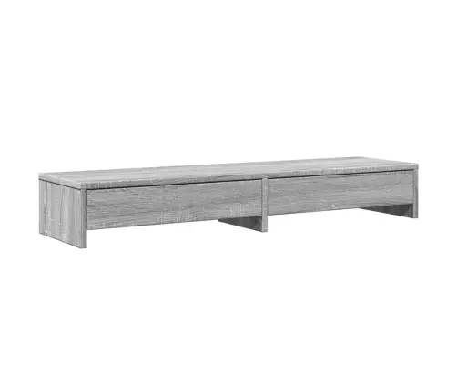 Sahtlitega Monitorialus, Hall Sonoma, 100X27X15 cm Tehispuit