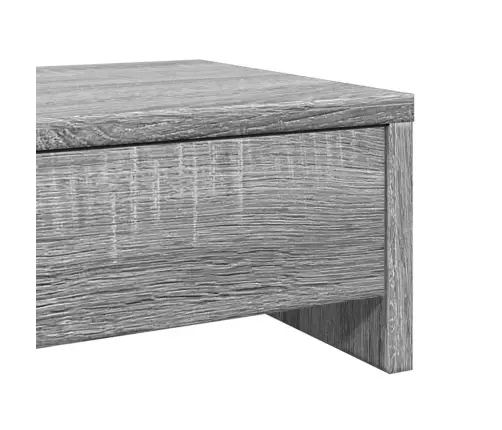 Sahtlitega Monitorialus, Hall Sonoma, 100X27X15 cm Tehispuit