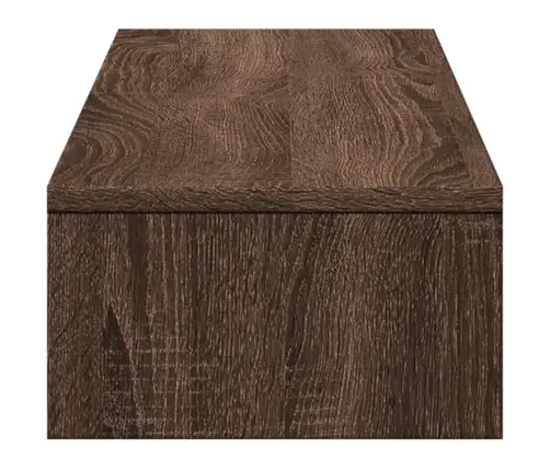 Sahtlitega Monitorialus, Pruun Tamm, 100X27X15 cm Tehispuit