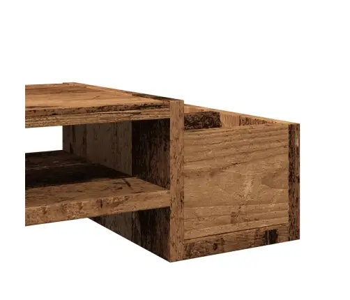 Hoiuruumiga Monitorialus, Vana Puit, 70 X 27 X 15 cm Tehispuit