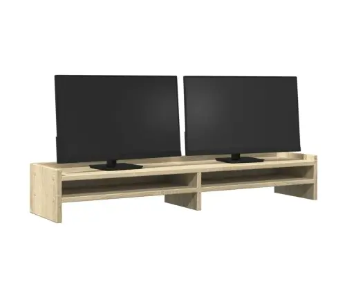 Monitoriaus Stovas, Ąžuolo, 100X24X16cm Apdirbta Mediena