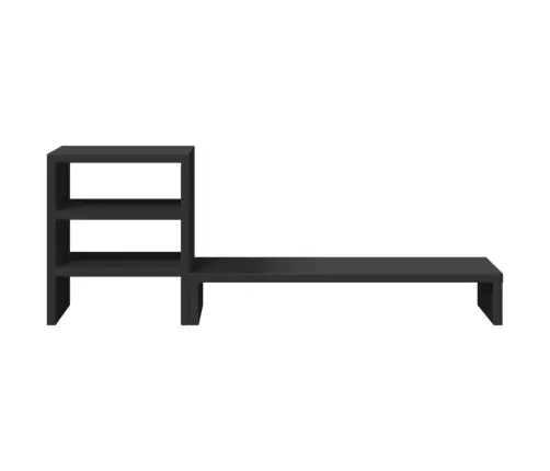 Monitoriaus Stovas Su Lentyna, Juodos Spalvos, Apdirbta Mediena