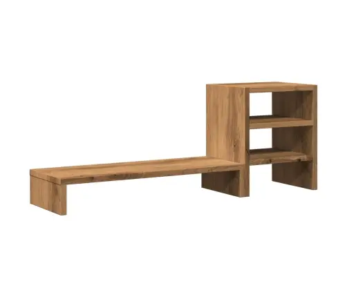 Monitora Statīvs Ar Galda Organizatoru, Konstruēts Koks Vidaxl