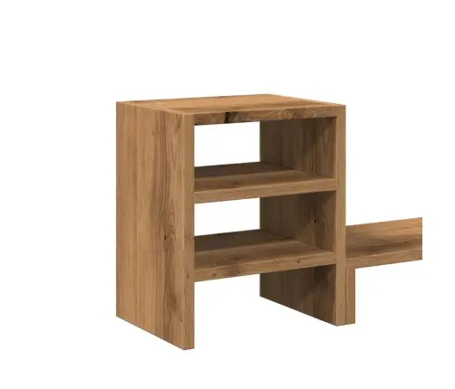 Monitora Statīvs Ar Galda Organizatoru, Konstruēts Koks Vidaxl