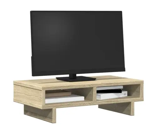 Monitoriaus Stovas, Ąžuolo, 50X27X15cm Apdirbta Mediena