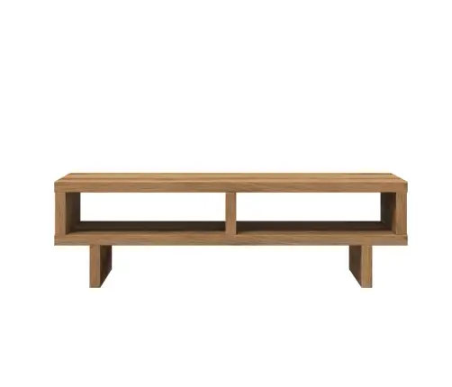 Monitora Paliktnis, Koka Krāsa, 50X27X15 Cm, Inženierijas Koks Vidaxl