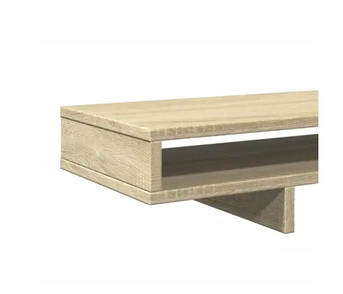 Monitoriaus Stovas, Ąžuolo, 100X27X15cm Apdirbta Mediena