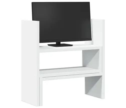 Galda Organizators, Regulējams, Balts 40X17X41 Cm Vidaxl