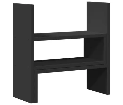 Galda Organizators, Regulējams, Melns, 40X17X41 Cm Vidaxl