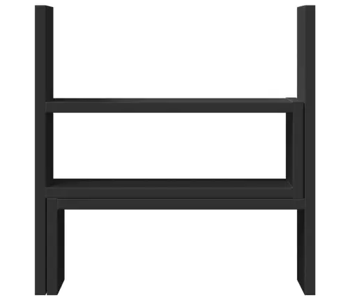 Galda Organizators, Regulējams, Melns, 40X17X41 Cm Vidaxl