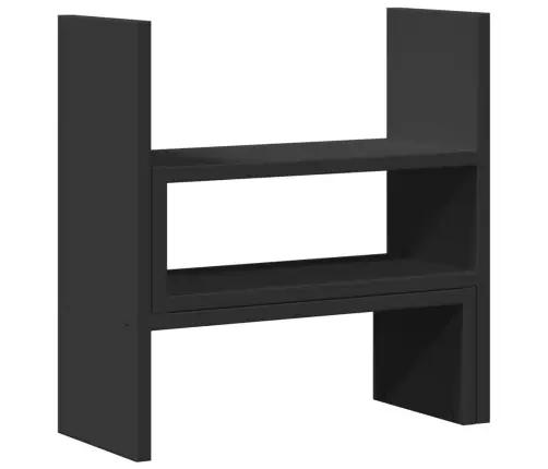 Galda Organizators, Regulējams, Melns, 40X17X41 Cm Vidaxl