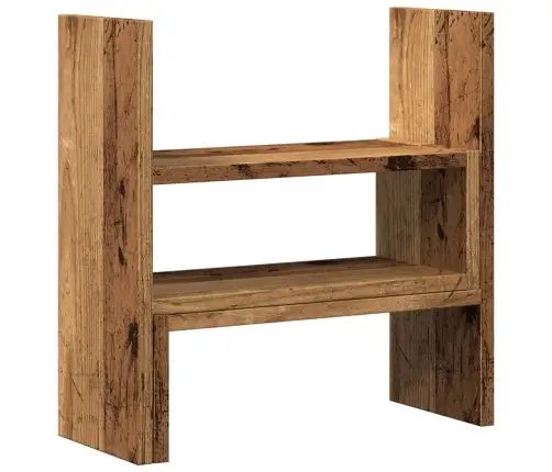 Galda Organizators, Regulējams, Veca Koka, 40X17X41 Cm Vidaxl