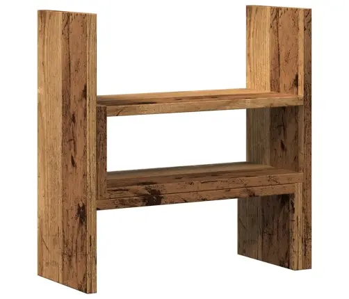 Galda Organizators, Regulējams, Veca Koka, 40X17X41 Cm Vidaxl