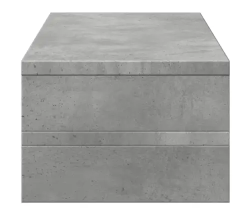 Monitora Paliktnis, Pelēks, 54X22X15 Cm, Konstruēts Koks Vidaxl