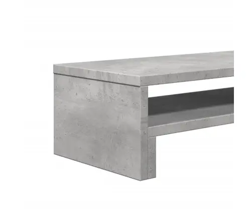 Monitora Paliktnis, Pelēks, 54X22X15 Cm, Konstruēts Koks Vidaxl