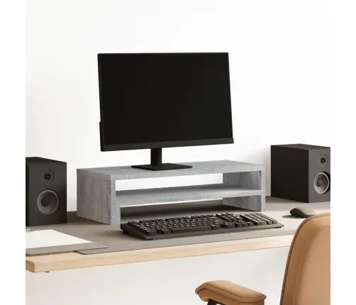 Monitorialus, Hall Sonoma Tamm, 54X22X15 cm Tehispuit