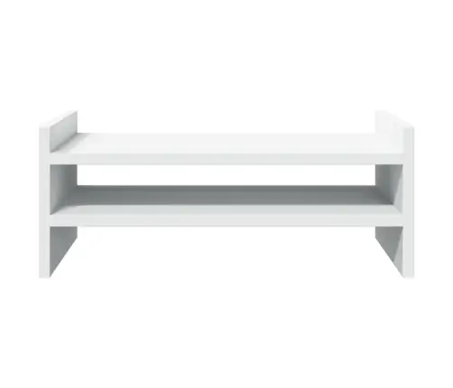 Monitora Paliktnis, Balts, 50X27X20 Cm, Konstruēts Koks Vidaxl