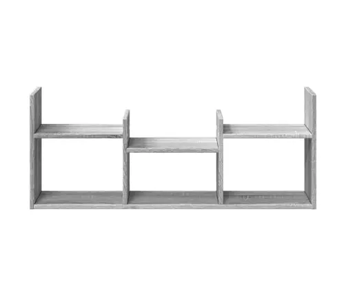 Sienas Skapītis, 100X18X40 Cm, Pelēka Koka, Inženierijas Koks Vidaxl