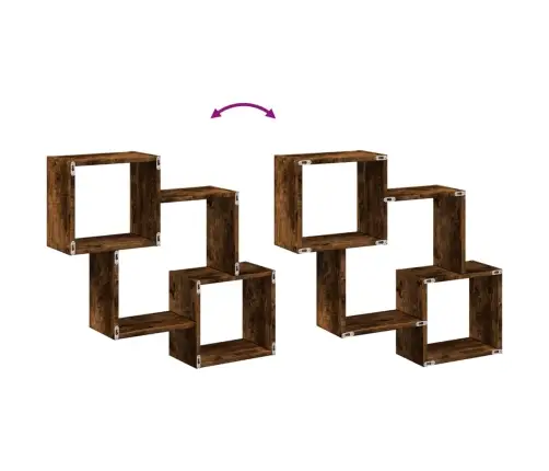 Sienas Skapītis, 78X18X71 Cm, Ozola Krāsa, Inženierijas Koks Vidaxl