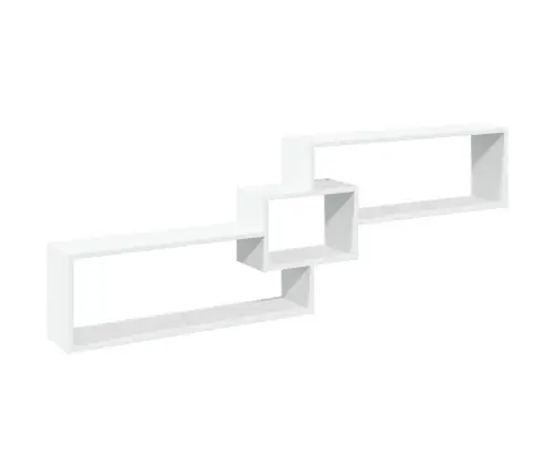 Sienas Skapītis, 158X18X53 Cm, Balts, Inženierijas Koks Vidaxl