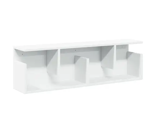 Sienas Skapītis, 100X20X30 Cm, Balts, Inženierijas Koks Vidaxl