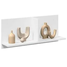 Sienas Skapītis, 70X16,5X30 Cm, Balts, Inženierijas Koks Vidaxl