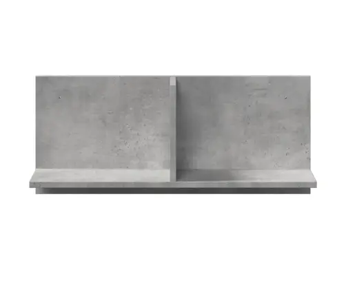 Sieninė Spintelė, Betono Pilka, 70X16,5X30cm Apdirbta Mediena
