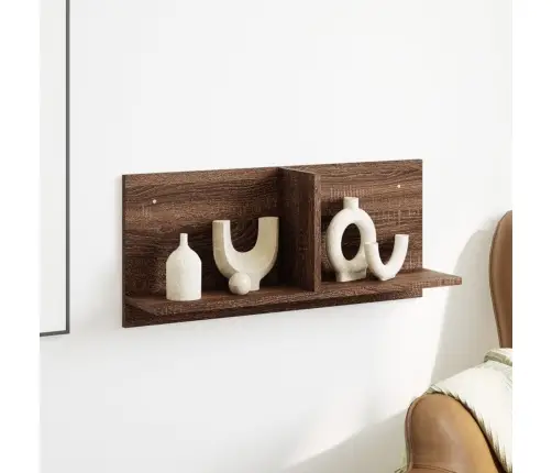 Sienas Skapītis, 70X16,5X30 Cm, Brūna Ozola, Inženierijas Koks Vidaxl