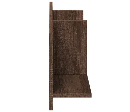 Sienas Skapītis, 100X16,5X30 Cm, Brūna Ozola, Inženierijas Koks Vidaxl