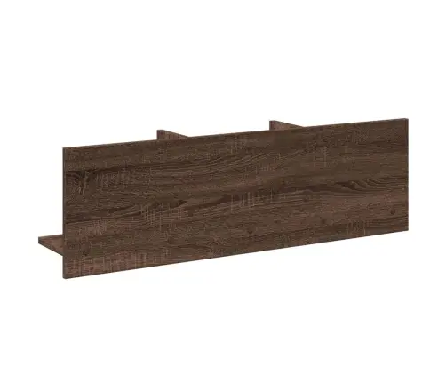 Sienas Skapītis, 100X16,5X30 Cm, Brūna Ozola, Inženierijas Koks Vidaxl