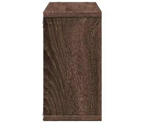 Seinakapp, 100X16X30 cm Pruun Tamm, Tehispuit