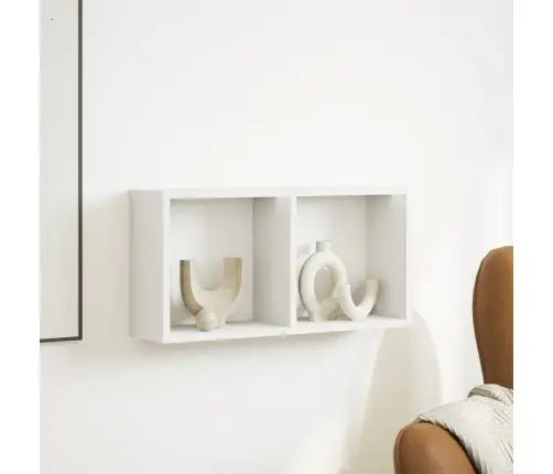 Sienas Skapītis, 60X16X30 Cm, Balts, Inženierijas Koks Vidaxl