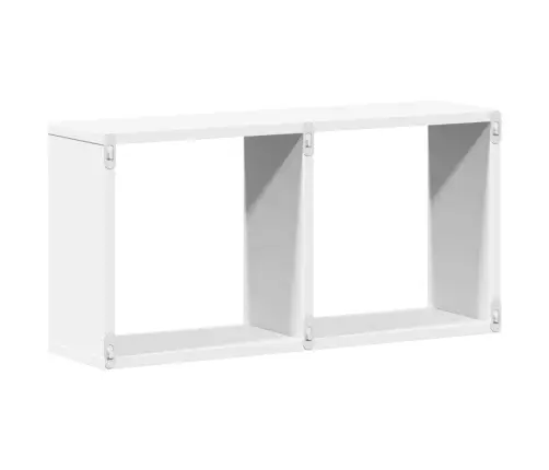 Sienas Skapītis, 60X16X30 Cm, Balts, Inženierijas Koks Vidaxl