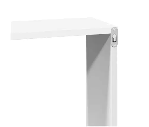 Sienas Skapītis, 60X16X30 Cm, Balts, Inženierijas Koks Vidaxl