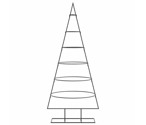 Metalinė Kalėdų Eglutė, Juodos Spalvos, 150 Cm