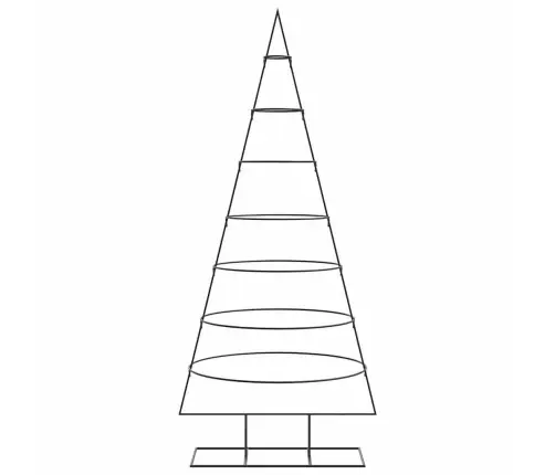 Metalinė Kalėdų Eglutė, Juodos Spalvos, 180 Cm