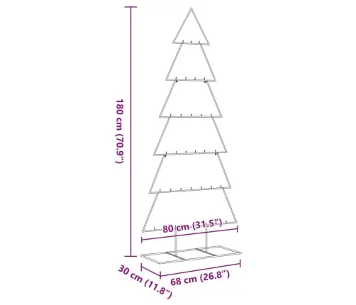 Ziemassvētku Eglīte, Metāls, Koka Pamatne, Melna, 180 Cm Vidaxl Ziemassvētku Eglīte, Metāls, Koka Pamatne, Melna, 180 Cm Vidaxl