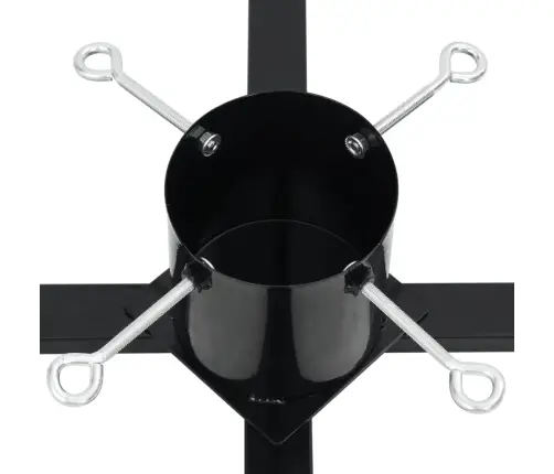 Ziemassvētku Egles Statīvs, Melns, 61X61X15,5 Cm Vidaxl