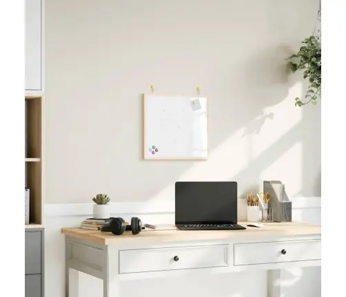 Magnettahvel Täismännipuidust Raamiga, 40X40 Cm