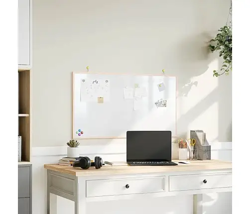 Magnetiline Tahvel Täispuidust Raamiga 100 X 55 Cm