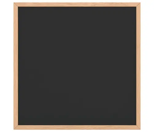 Lenta Su Pušies Masyvo Rėmu, Juodas, 40X40Cm