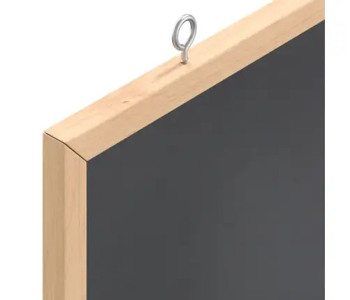 Lenta Su Pušies Masyvo Rėmu, Juodas, 40X40Cm