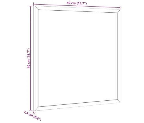 Korkplaat Täismännipuidust Raamiga, 40X40 Cm